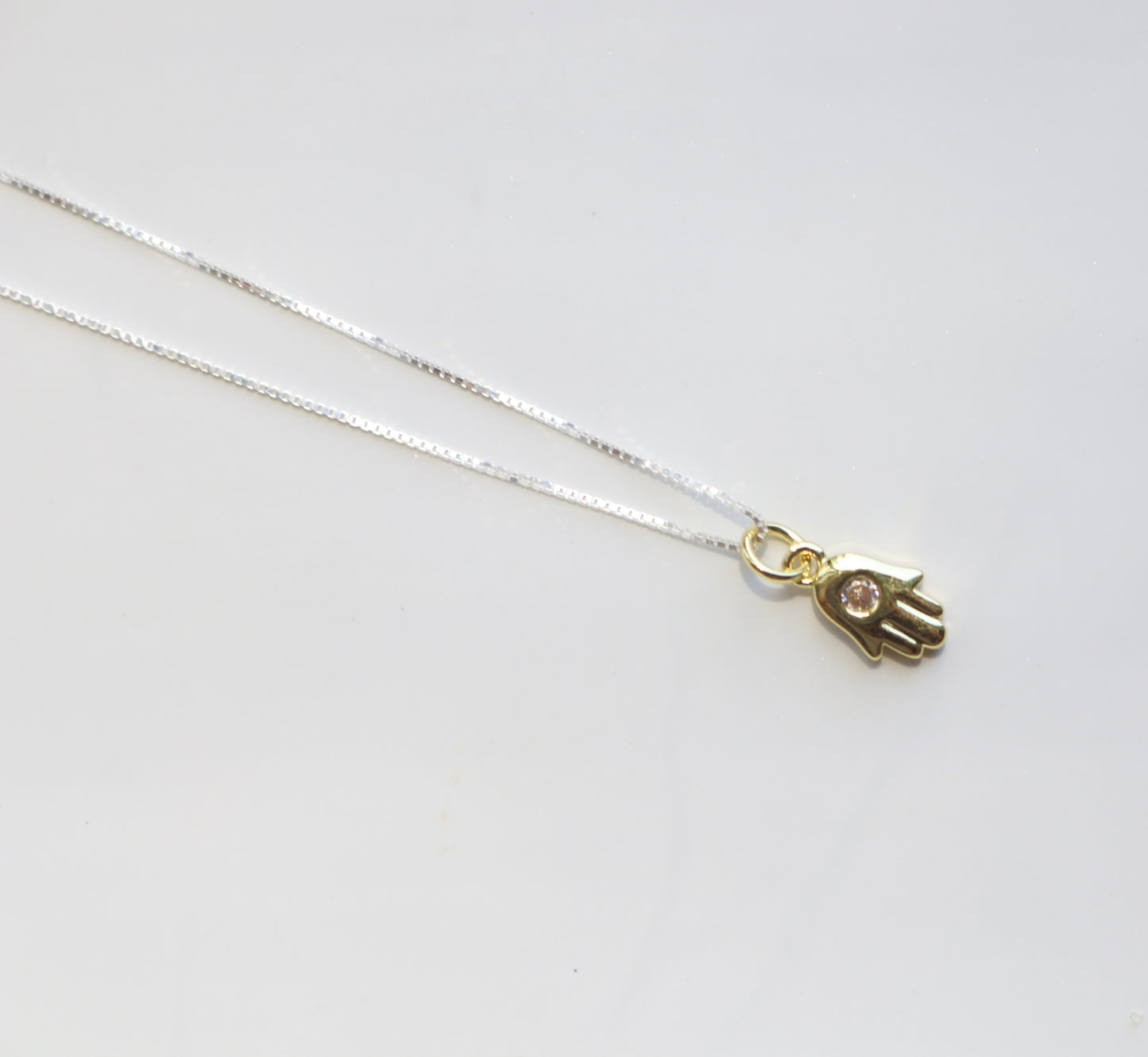 Silver & Gold Hamsa