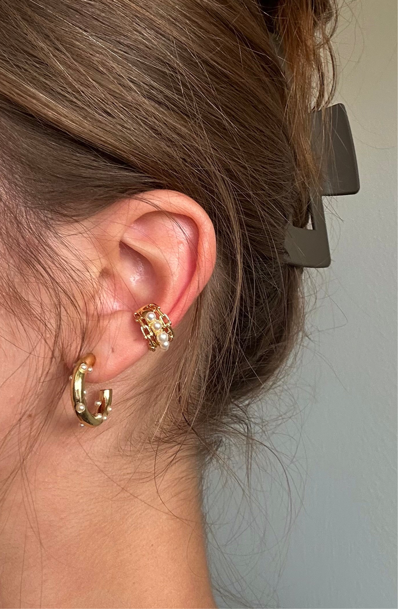 Pearl Hoops