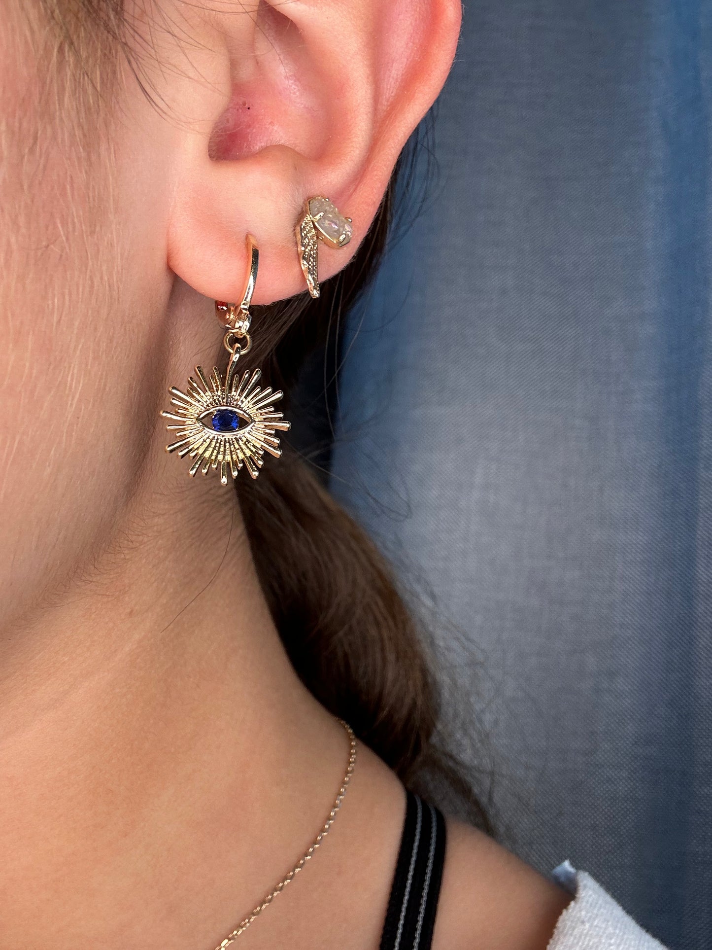 Blue Eye Earrings
