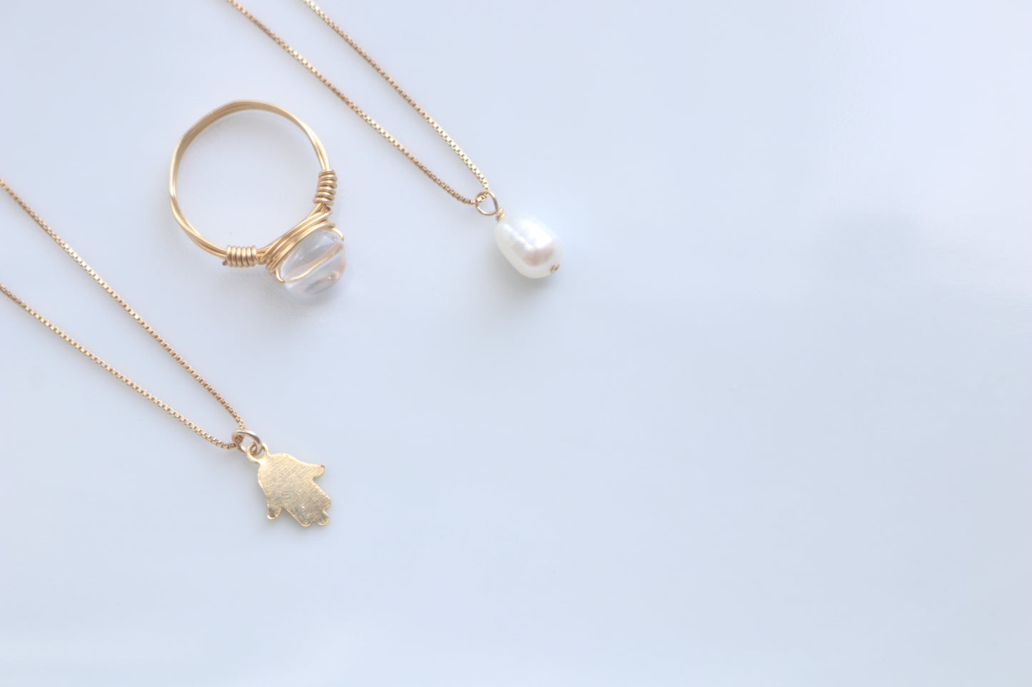 Gold Hamsa Necklace