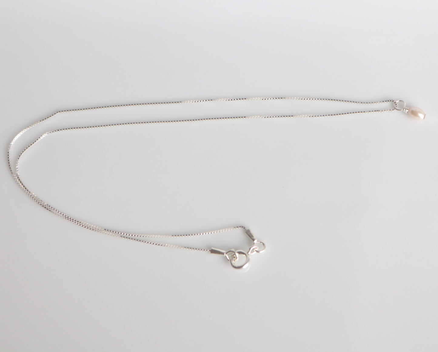 Silver Pearl Necklace