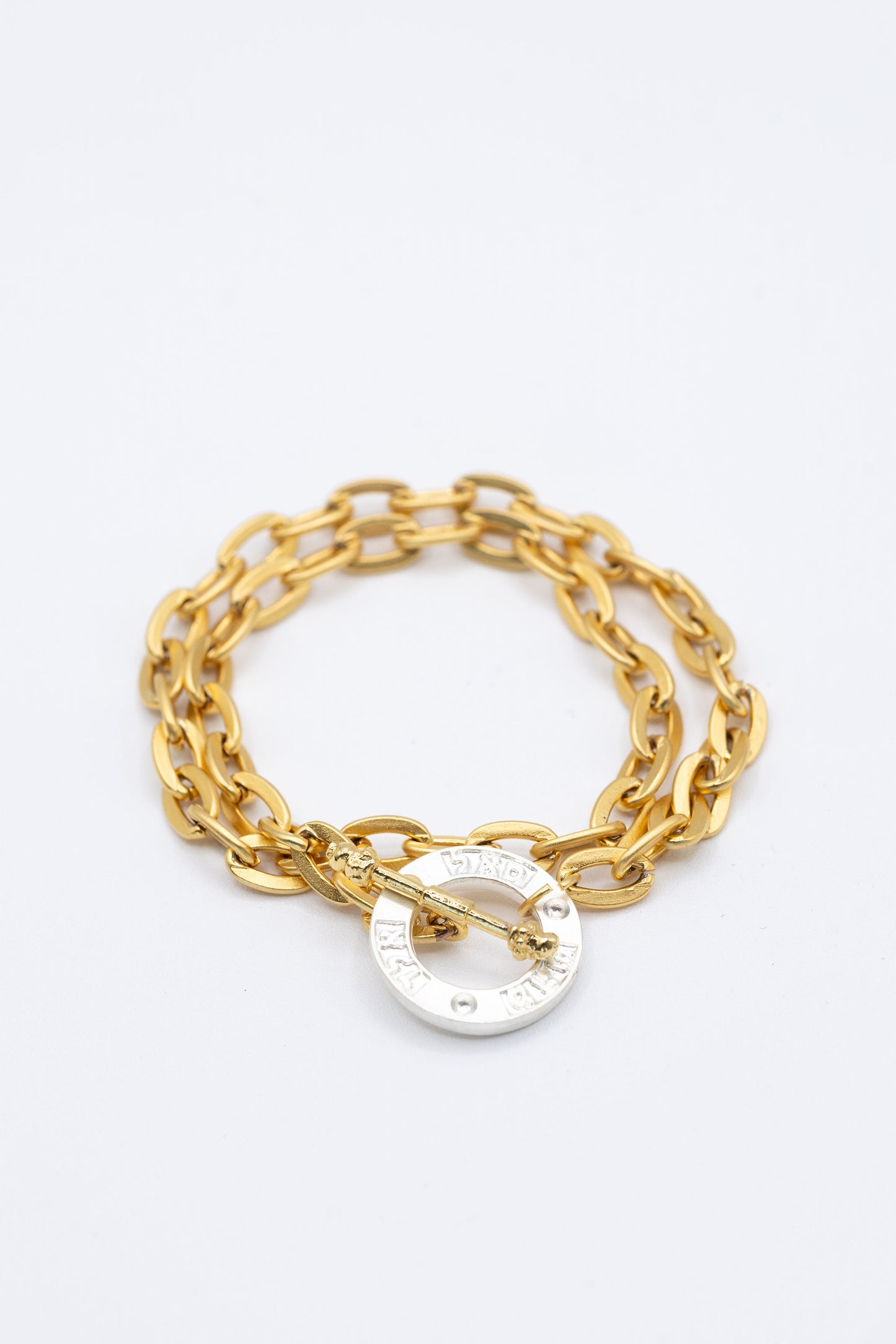 Alef Lamed Daled Hebrew Wrap Bracelet