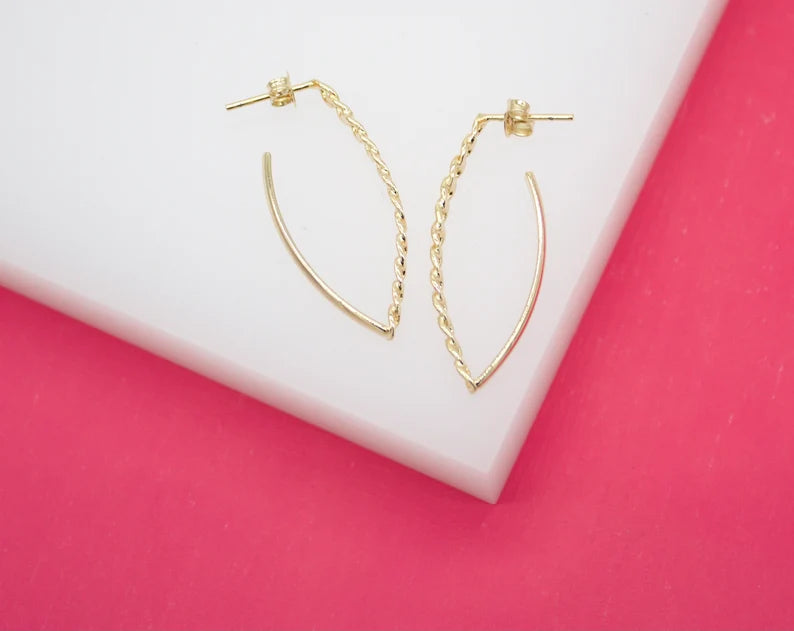 Marquis Shape Earrings