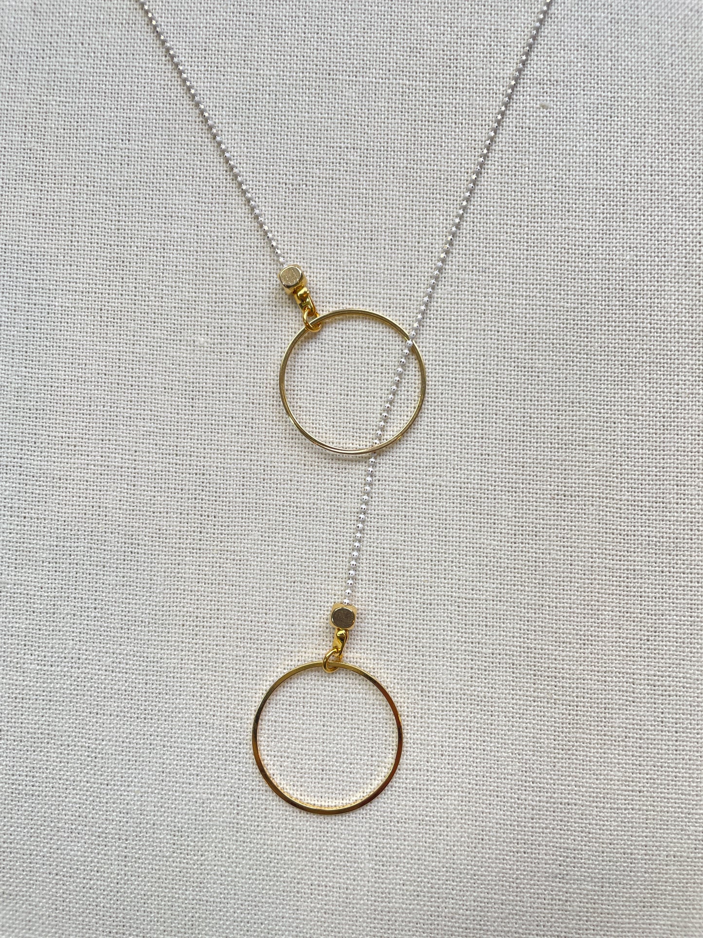 Double Circle Necklace