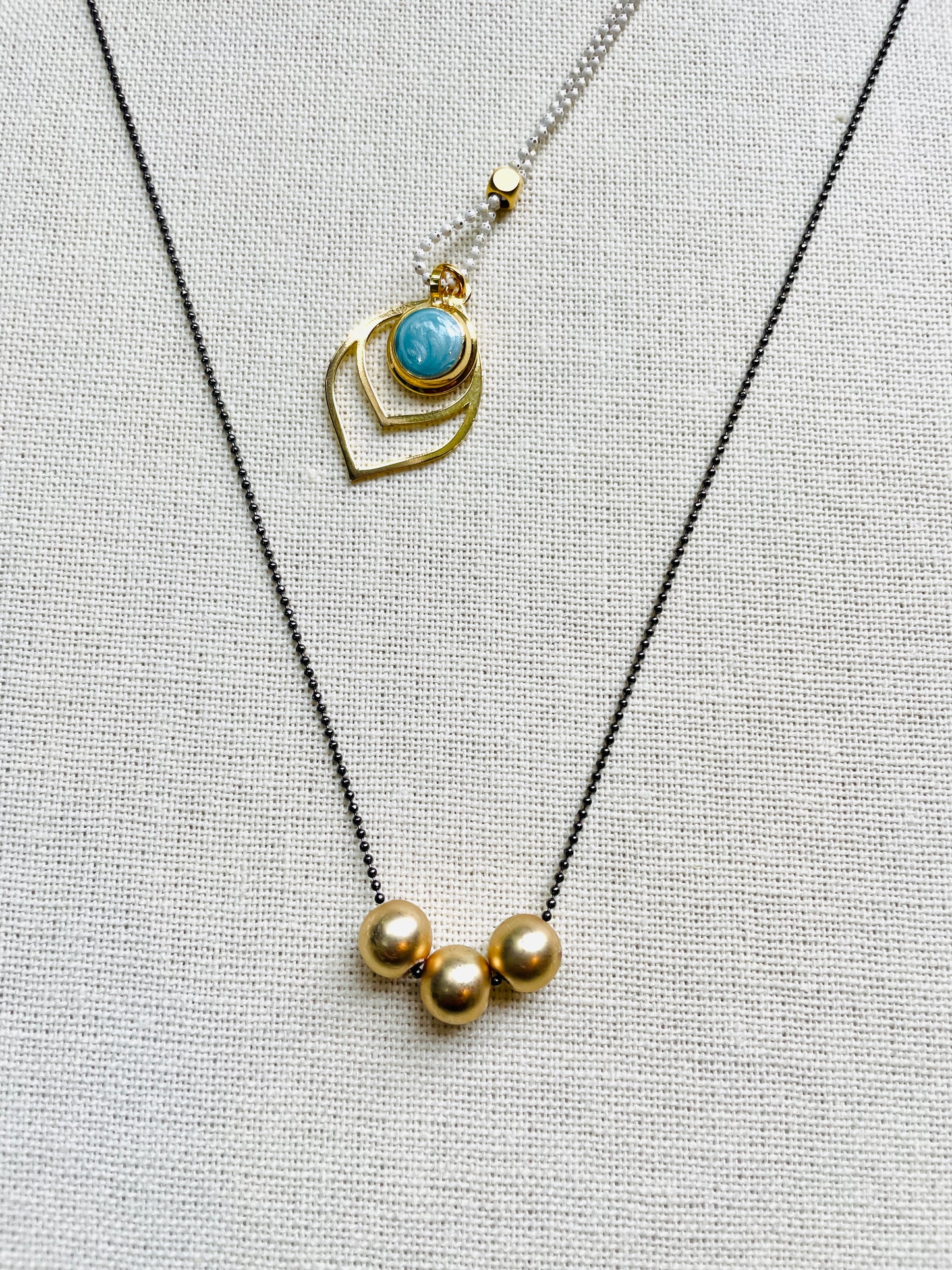 Triple beads Necklace