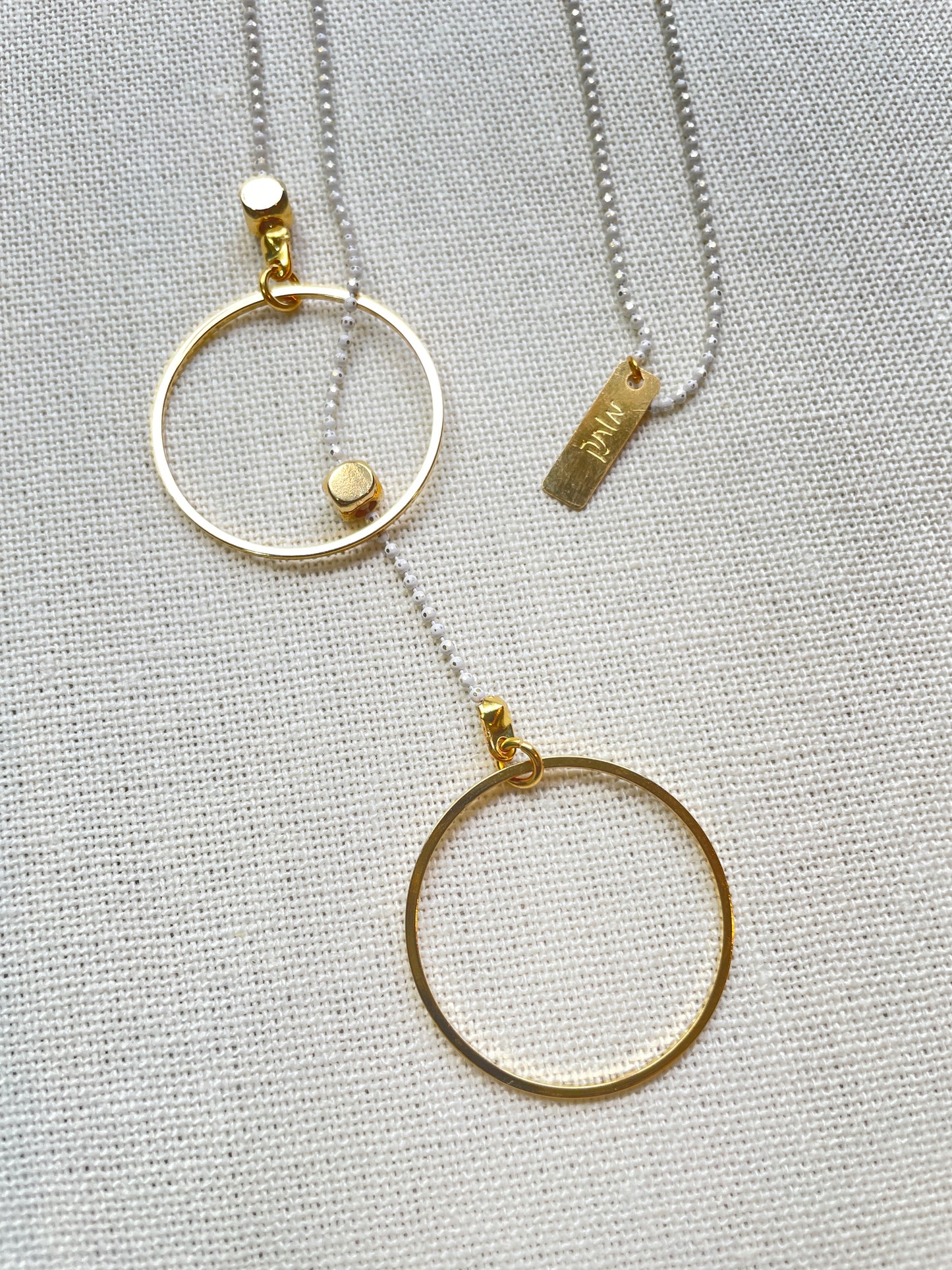 Double Circle Necklace