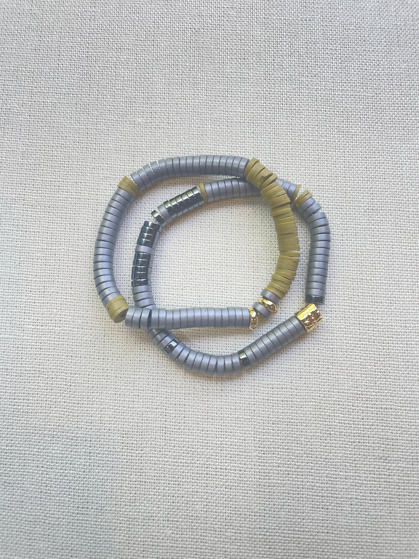 Green and Silver Bracelet