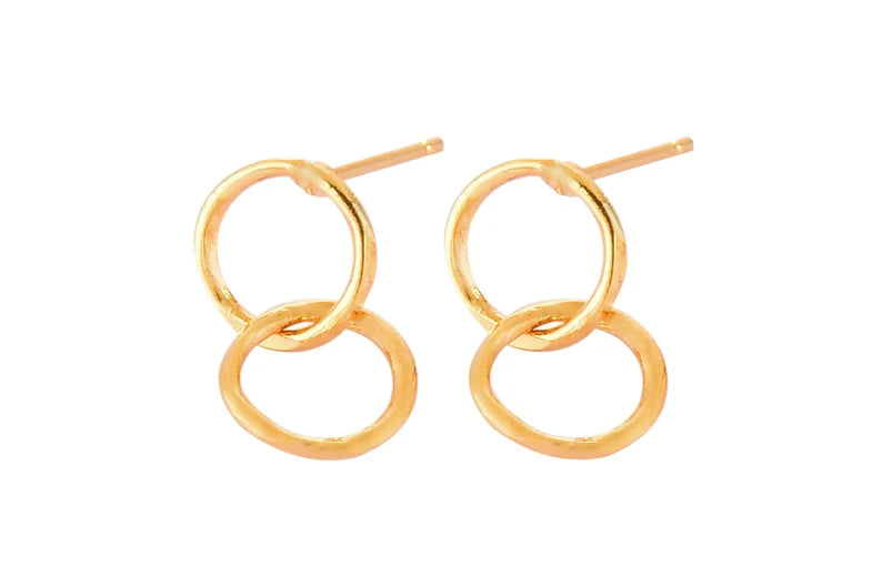 Double Circle Earring