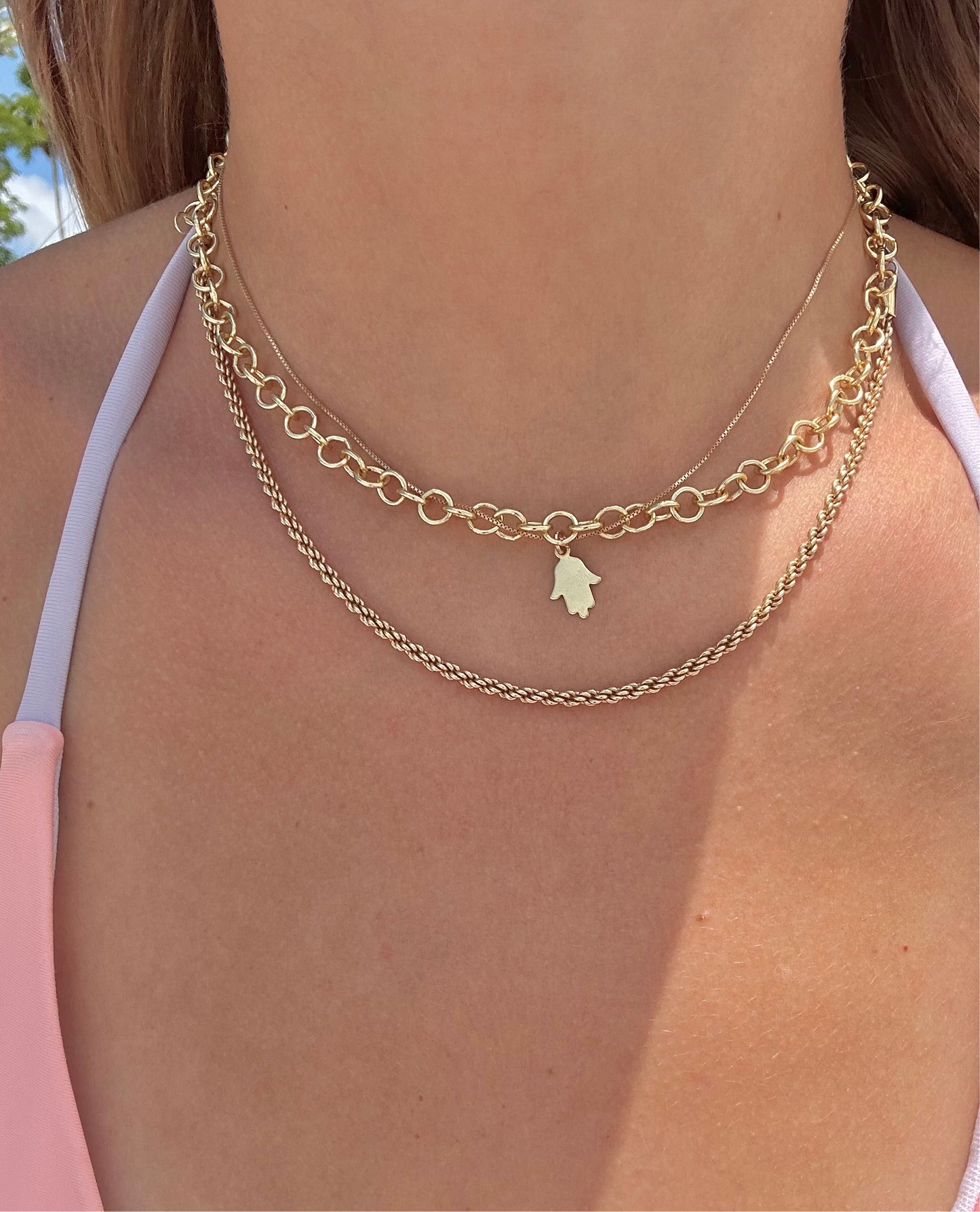 Gold Link Necklace