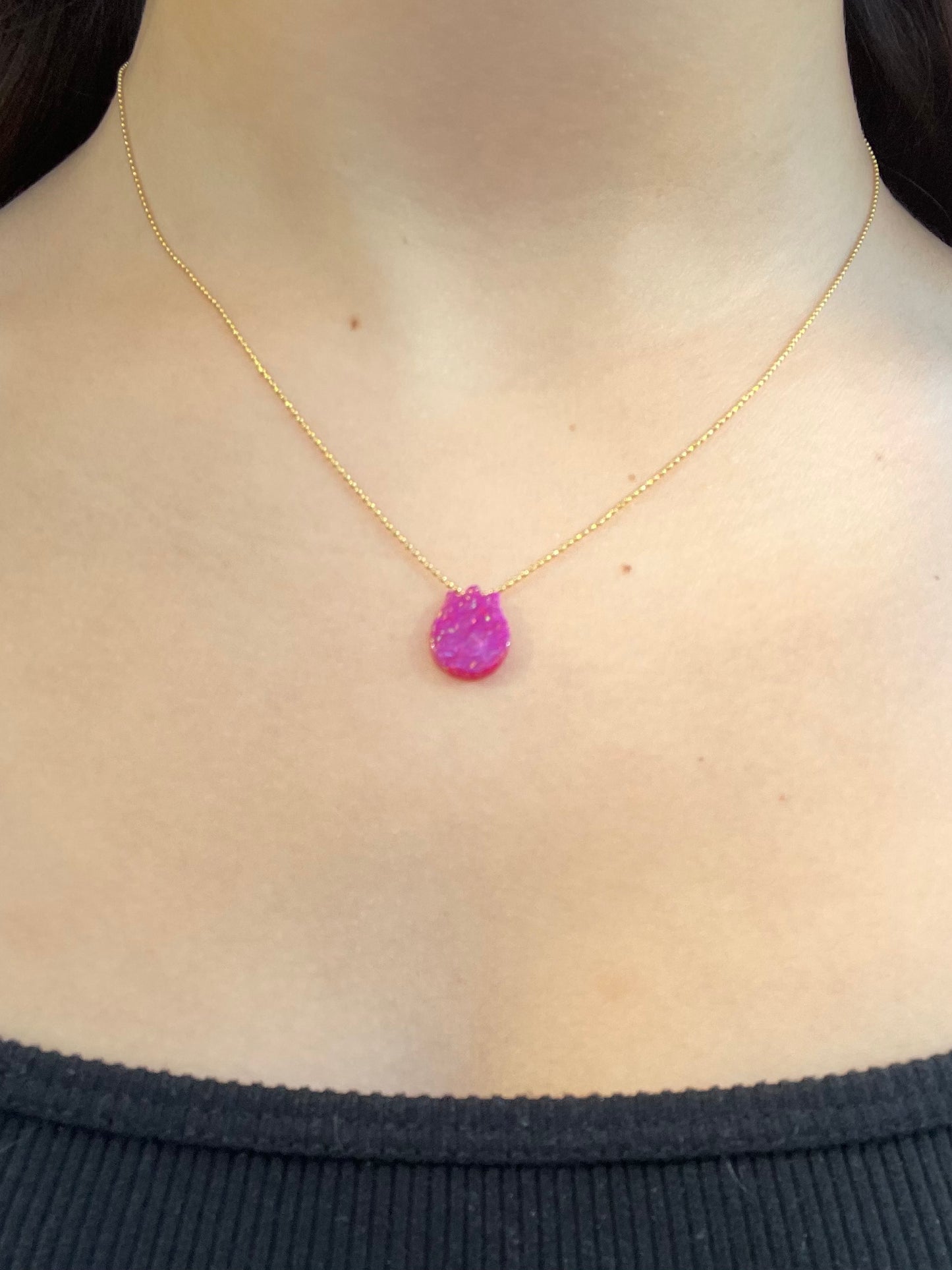 Opal Pomegranate Necklace