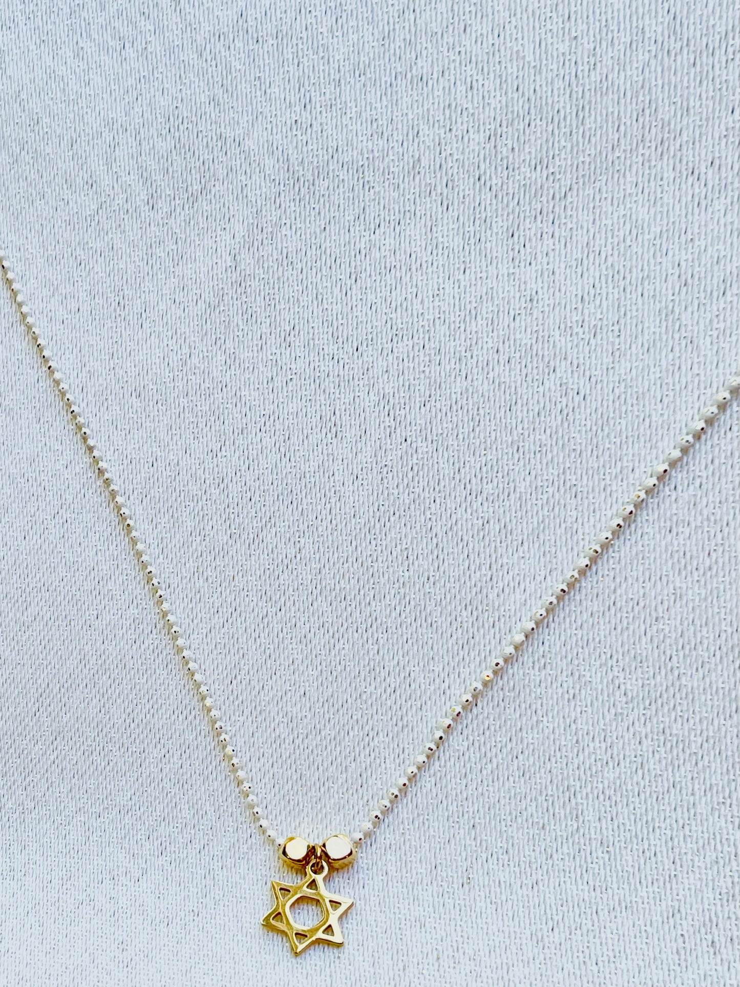 Gold Jewish Star Necklace