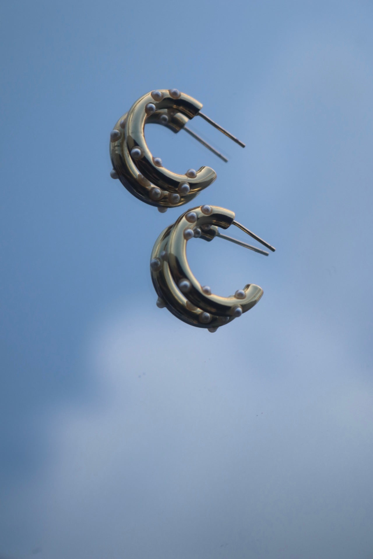 Pearl Hoops