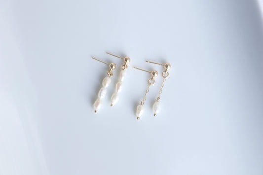 Pearl Drop Studs