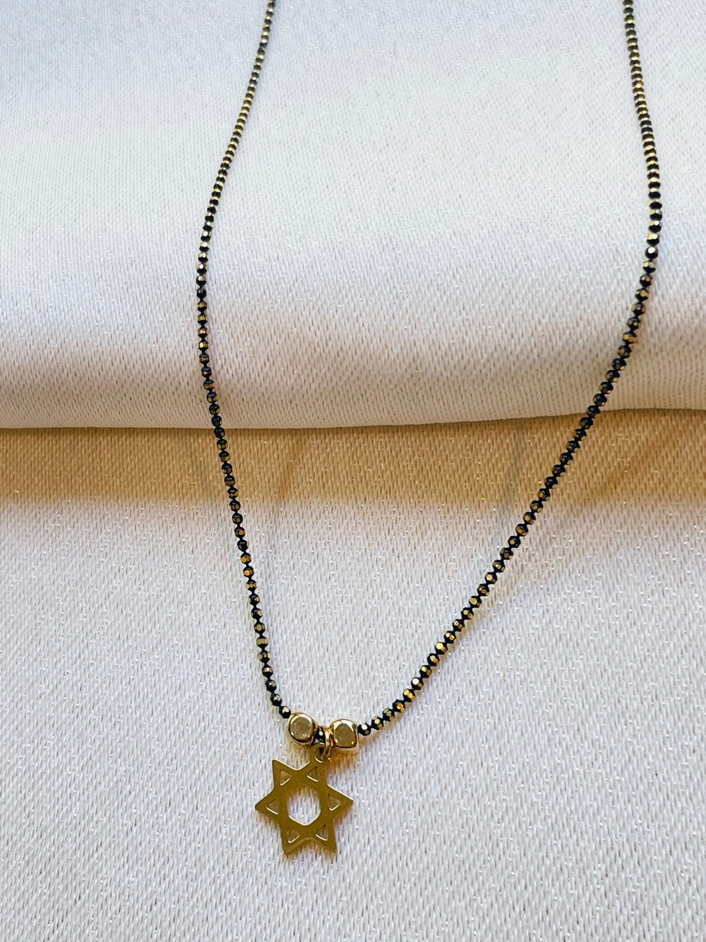 Gold Jewish Star Necklace