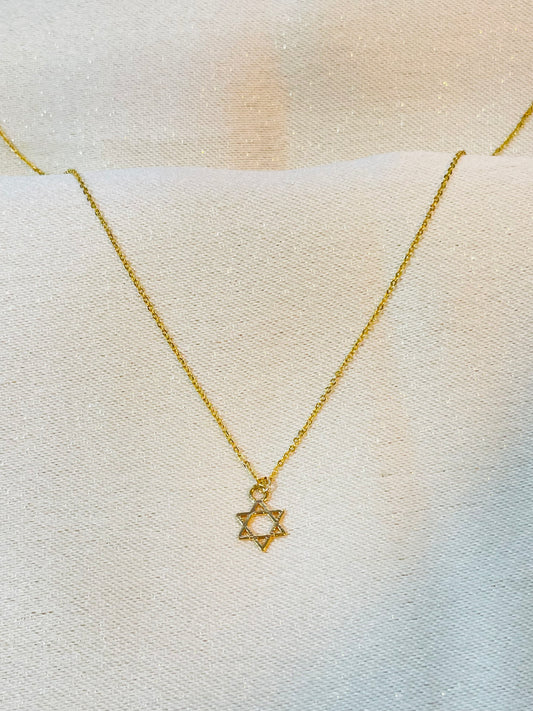 Classic Gold Jewish Star