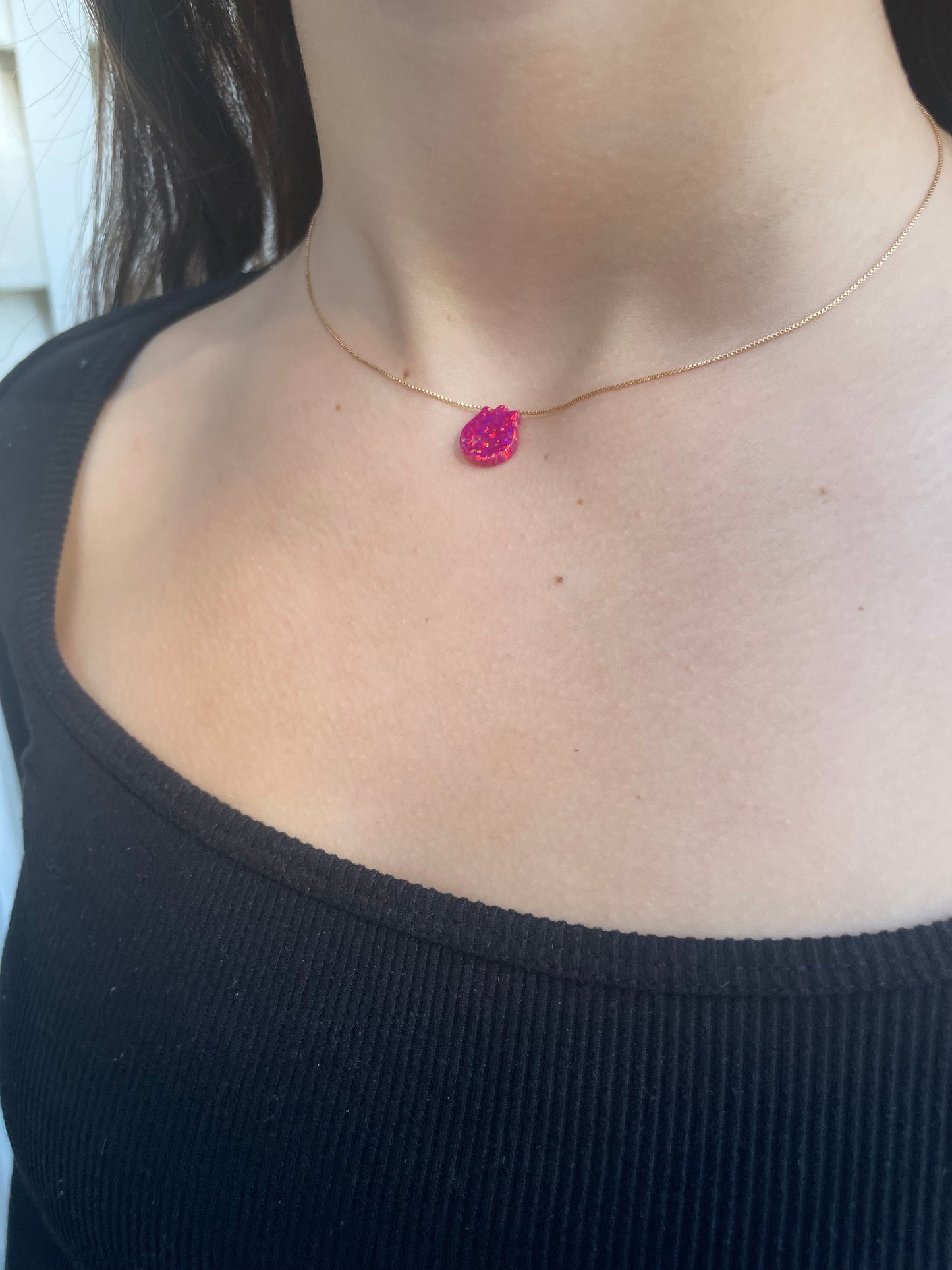Opal Pomegranate Necklace