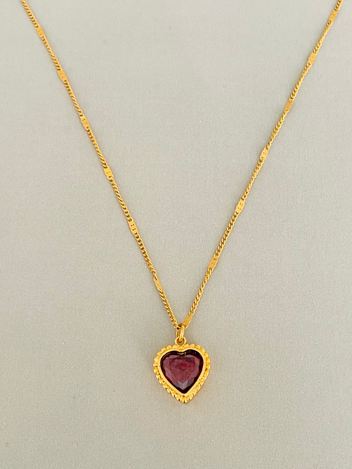 Red Heart Necklace