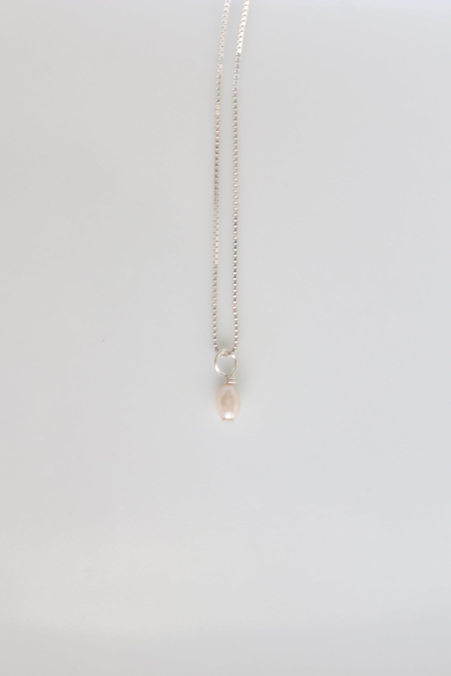 Silver Pearl Necklace