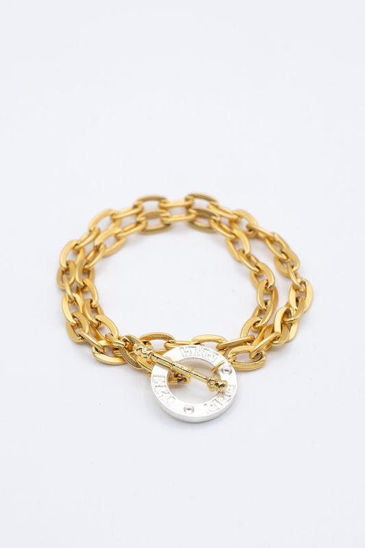 Alef Lamed Daled Hebrew Wrap Bracelet