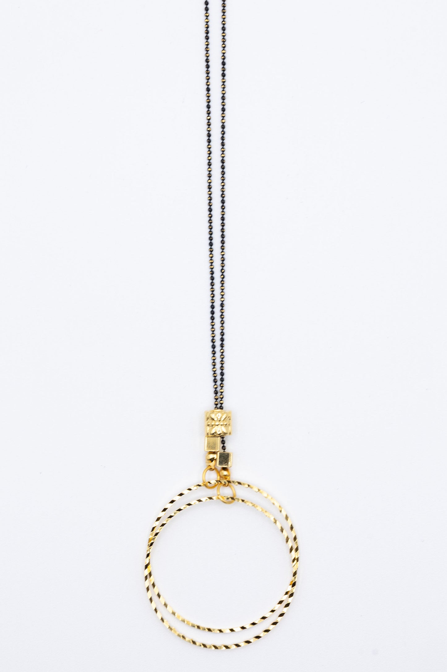 Double Circle Necklace