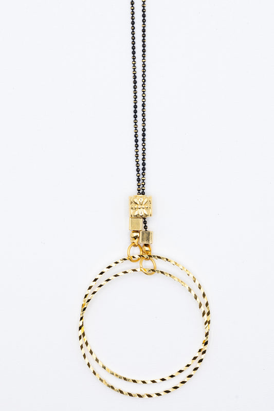Double Circle Necklace