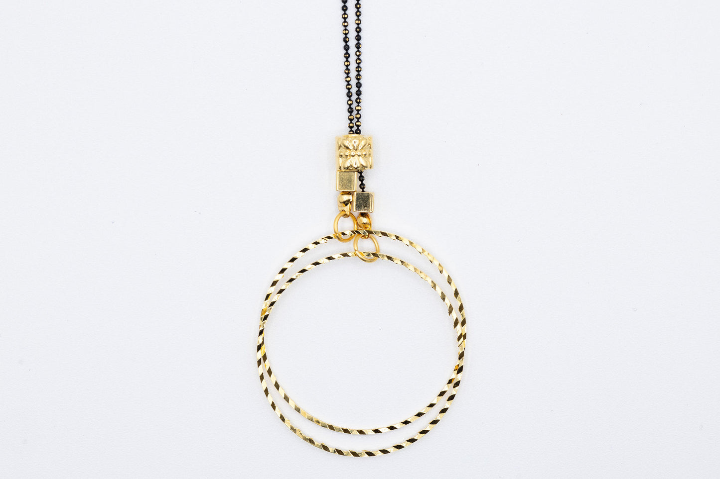 Double Circle Necklace