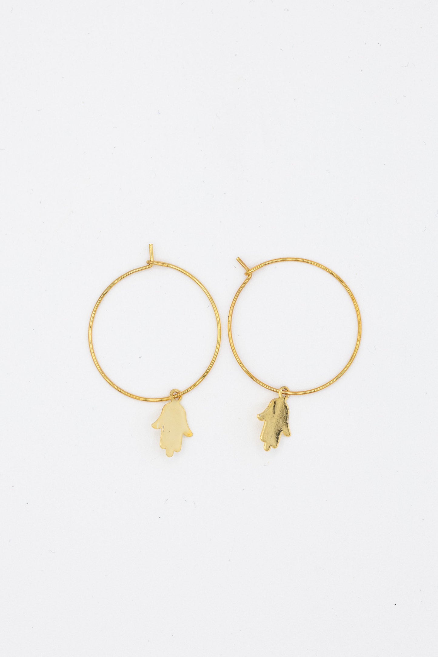 Gold Hamsa Earrings
