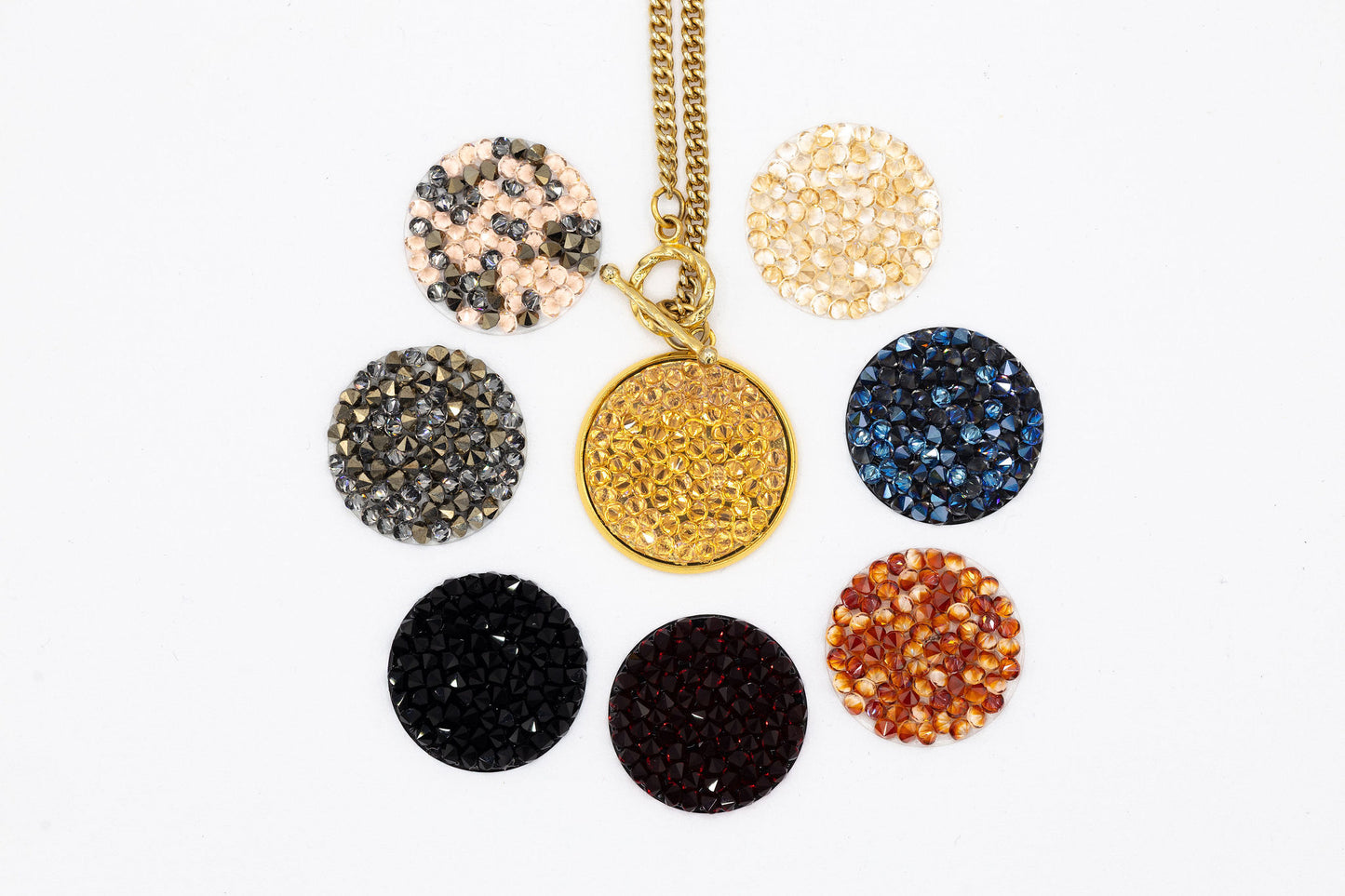 Swarovski Disc Necklace