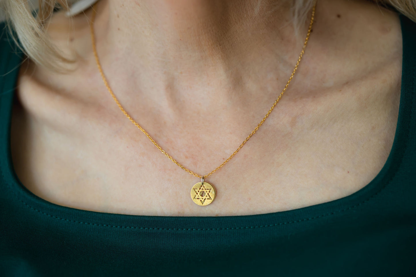 Jewish Star & Chai Necklace