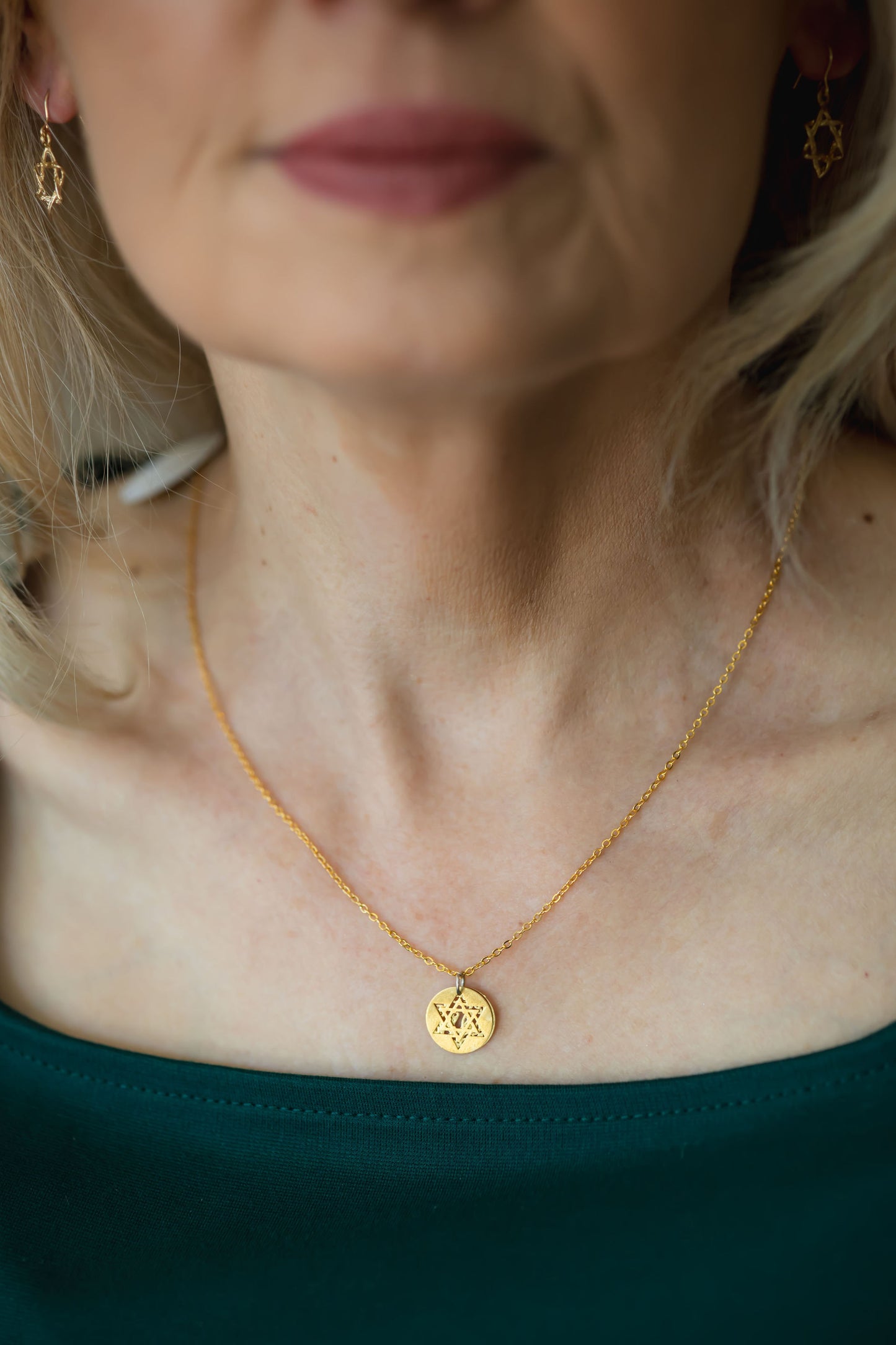 Jewish Star & Chai Necklace