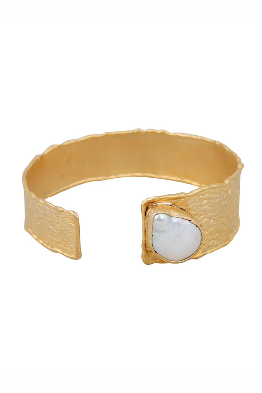 Pearl Cuff Unique Bracelet