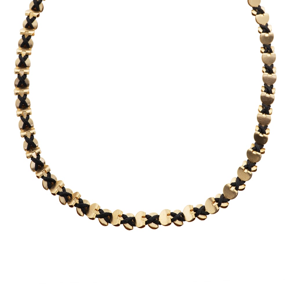 Gold Hearts Rap Wraps Necklace / Bracelet