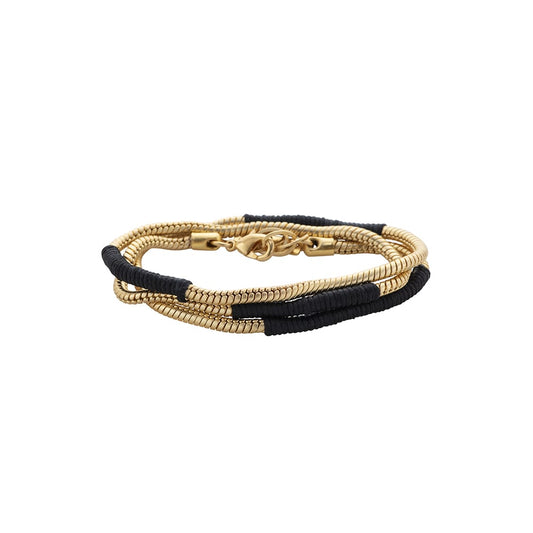 Gold Wrap Rap Wick Necklace / Bracelet