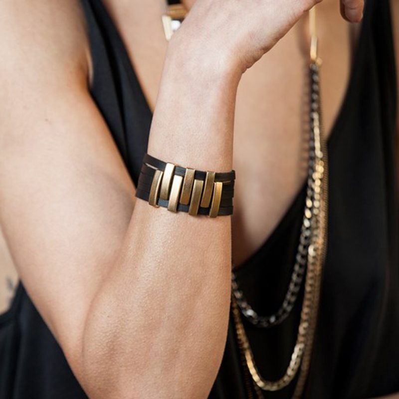 Gold Zigzag Bracelet