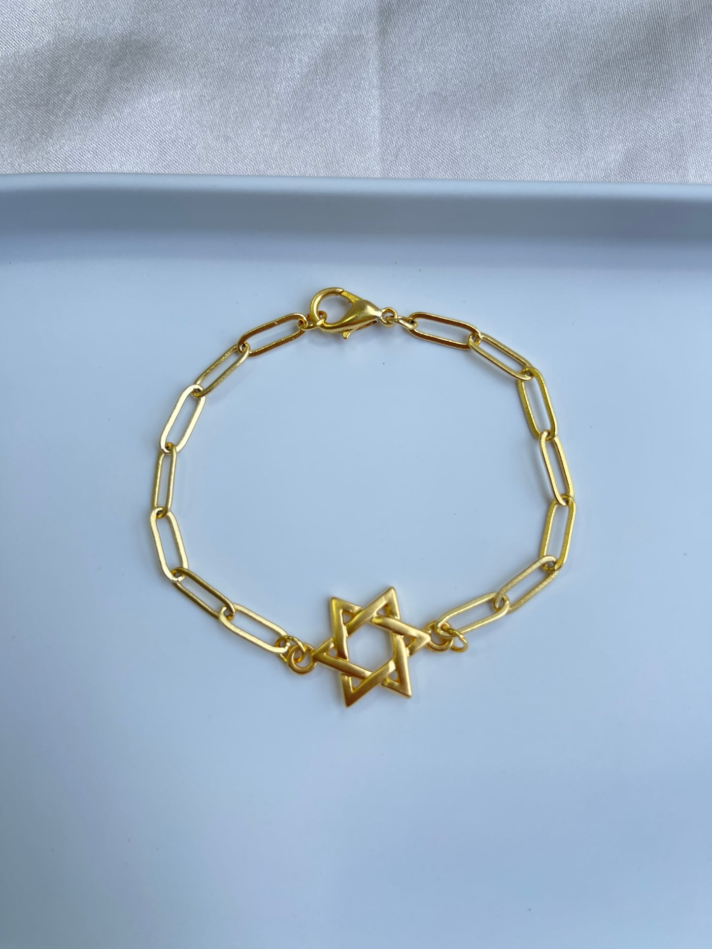 Gold Jewish Star Bracelet