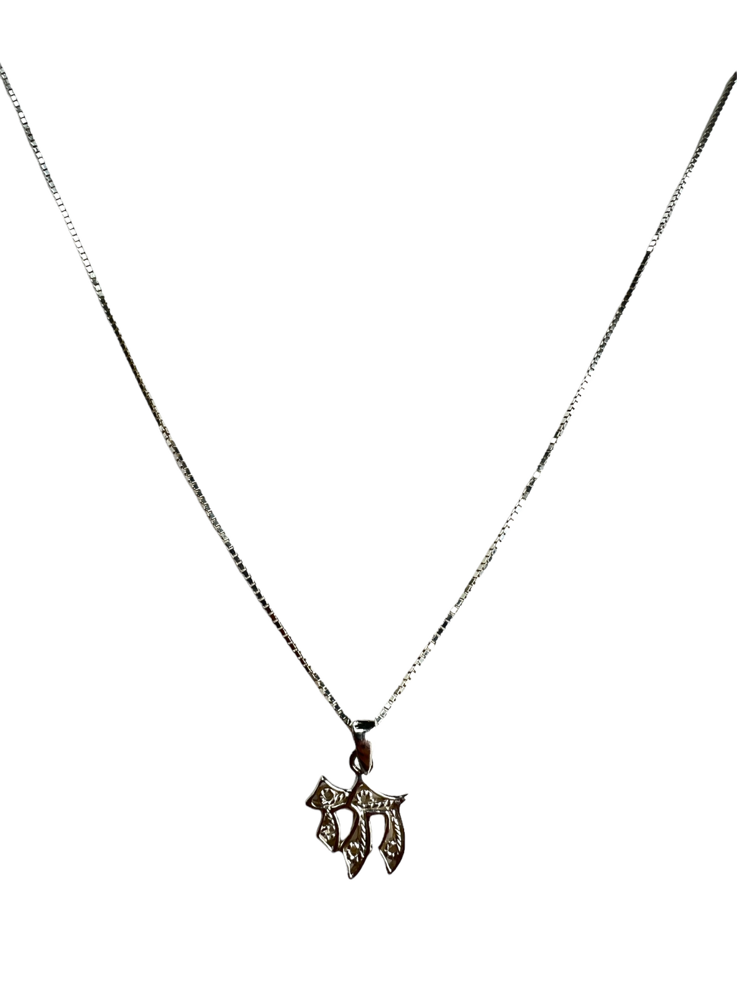 Chai Silver Necklace